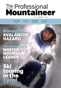 Winter 2015 cover The Professional Mountaineer
