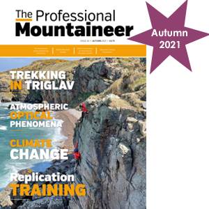 The Professional Mountaineer Autumn 2021 Cover and Star