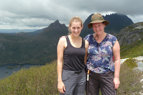 April and Amy Overland Track Tasmania