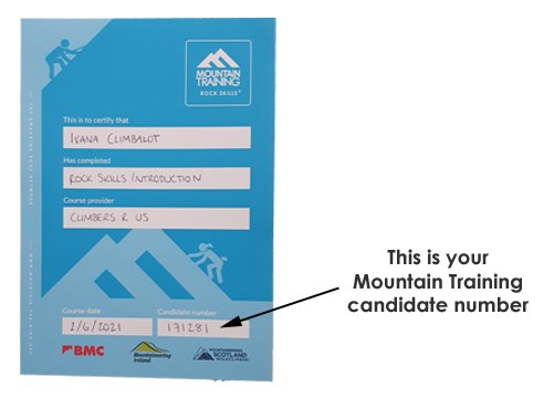 How to find your candidate number