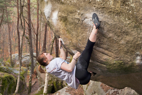 Bouldering in Fontainbleau