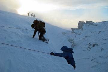 Ropework Glenmore Lodge Winter ML Training