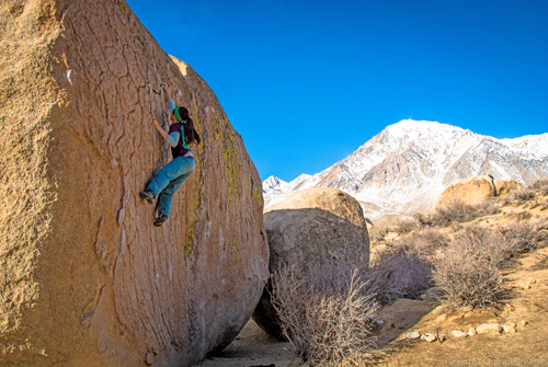 Michelle Forrest bouldering cBurnt Orange Images