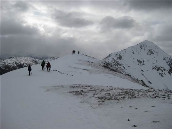 Buachaille Etive Beag approach to Stob Dubh