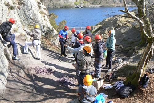 Instructing a group session